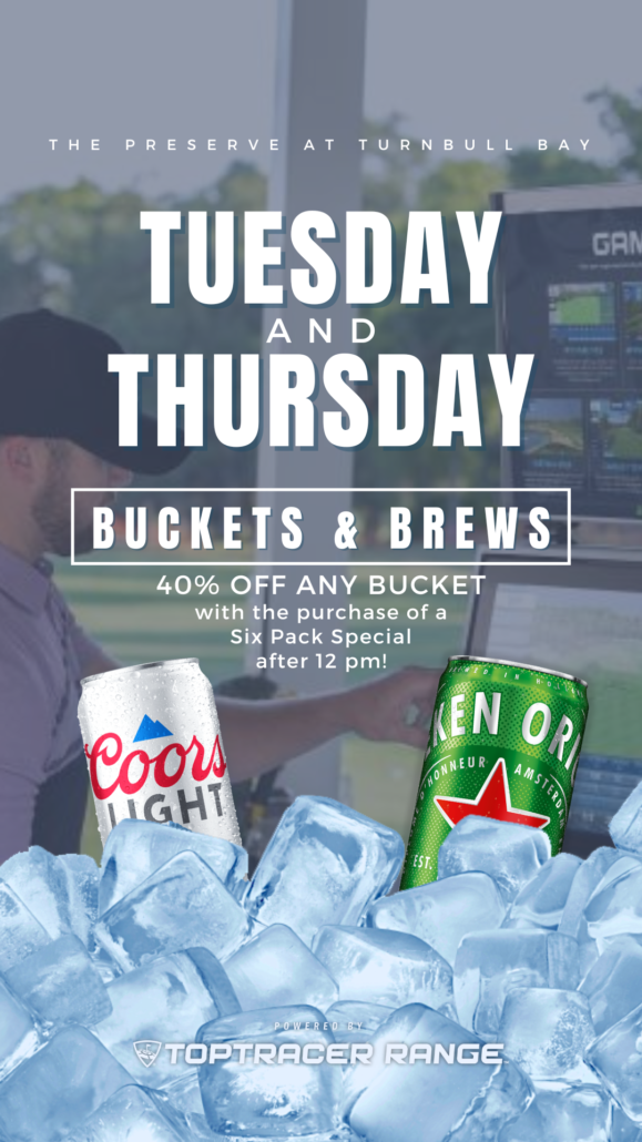 Buckets & Brews at The Preserve Range The Preserve at Turnbull Bay